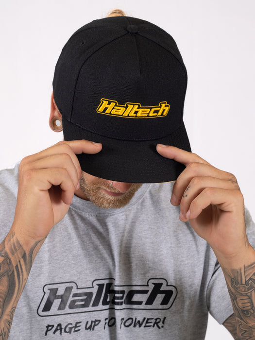 Haltech - Snapback Cap Black with Yellow