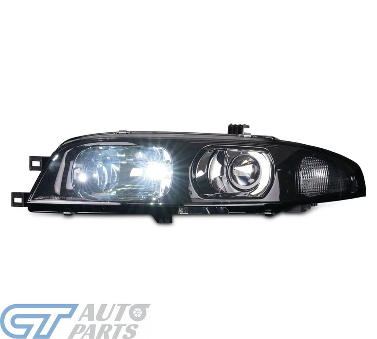 JDM Black OE Projector Headlights for Nissan Skyline R33 GTS / GTST / GTR Series 1