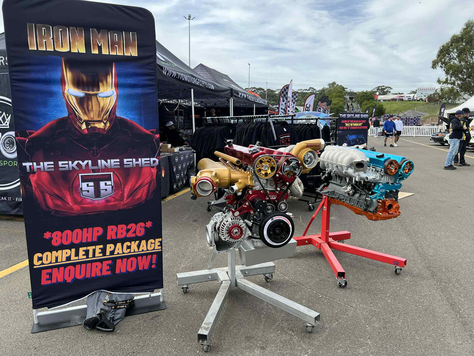 The Skyline Shed - 800hp Rated 'Iron Man' RB26 Engine Package
