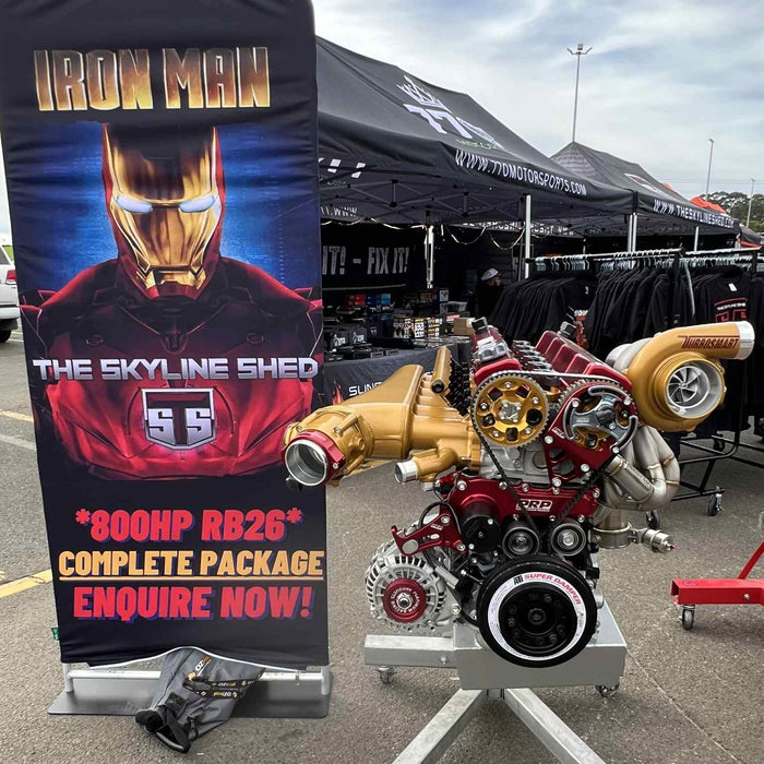 The Skyline Shed - 800hp Rated 'Iron Man' RB26 Engine Package