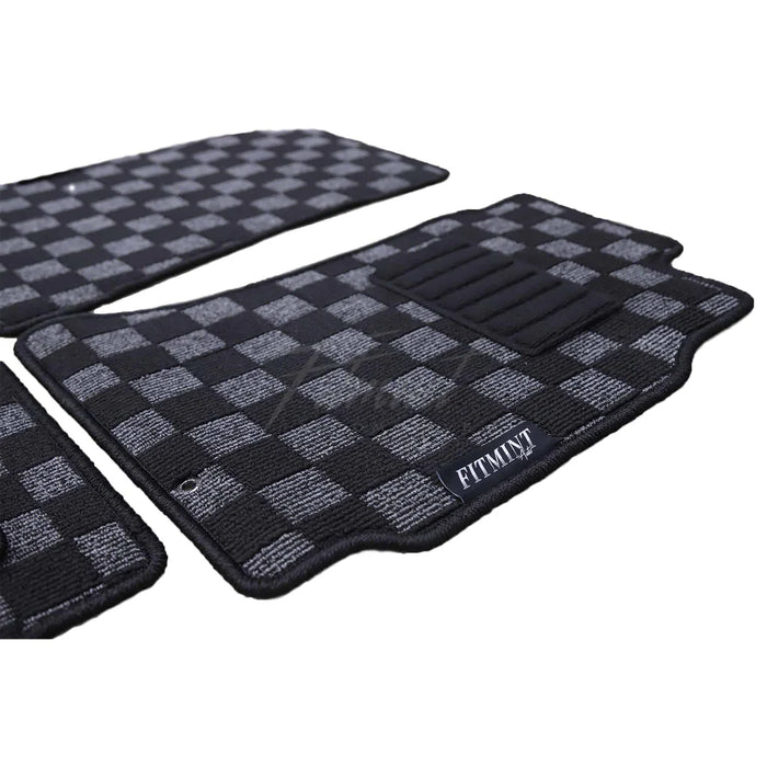 Fitmint Automotive - Checker Floor Mats to suit Nissan Skyline R33 ALL VARIANTS