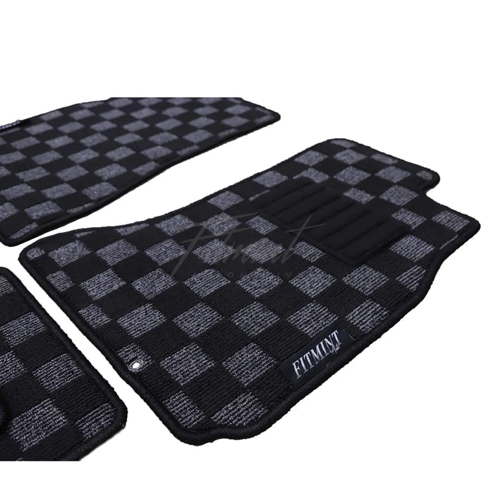 Fitmint Automotive - Checker Floor Mats to suit Nissan Skyline R34 ALL VARIANTS