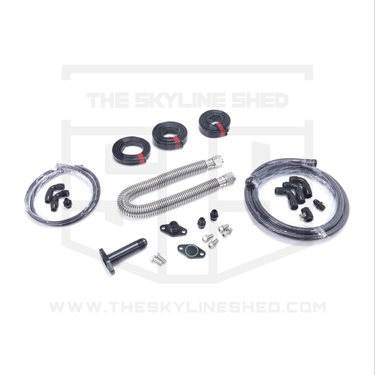 The Skyline Shed - Oil and Water Turbo Line Kit to suit RB20/25/26/30 ...