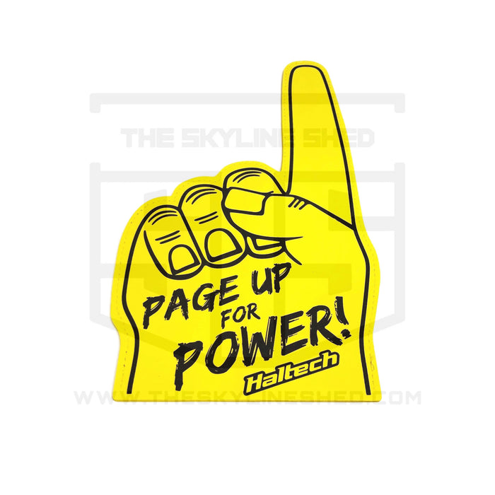 Haltech - "Page Up for Power" Foam Finger