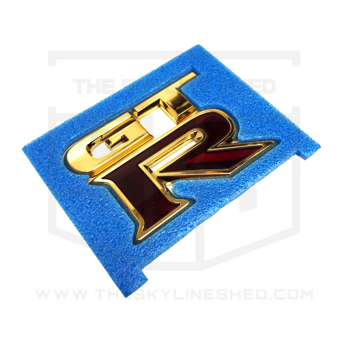 The Skyline Shed - 22k Gold Plated R35 GTR Emblem Set