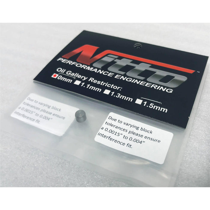 NITTO RB OIL GALLERY RESTRICTOR AND BLOCK OFFS - The Skyline Shed Pty Ltd