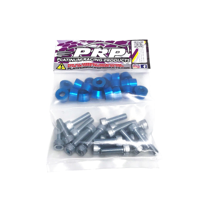 Platinum Racing Products - Baby Blue Billet Cam Cover Dress Up Bolt Kits to suit RB20 / RB25 / RB26