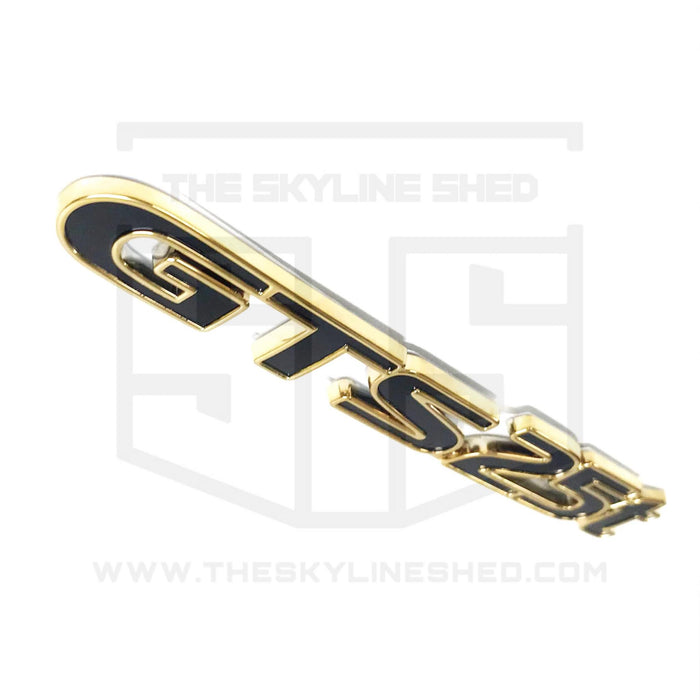 The Skyline Shed - 22k Gold Plated "GTS25T" Emblem