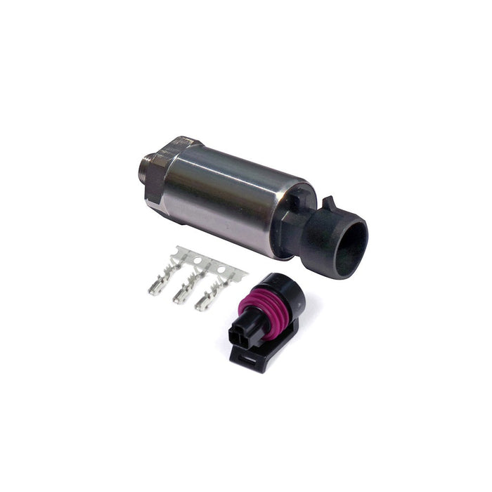 Haltech - 150 PSI Motorsport Fuel/Oil/Wastegate Pressure Sensor (Stainless Steel Diaphragm) Thread: 1/8 NPT