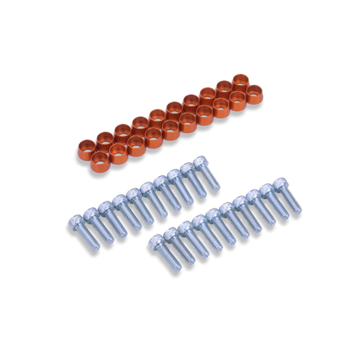 Platinum Racing Products - Billet Cam Cover Dress Up Bolt Kits to suit RB20 / RB25 / RB26