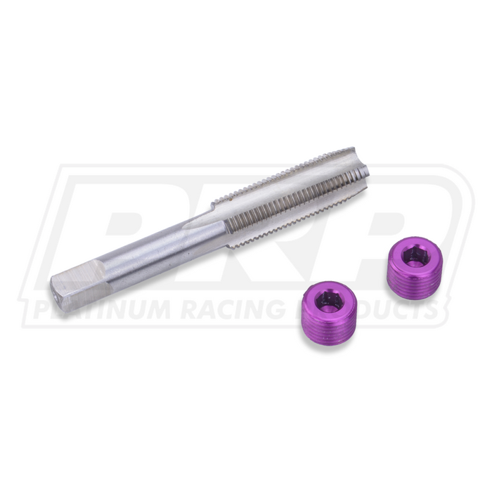 Platinum Racing Products - Oil Gallery Block off inc Tap Bit to suit RB / RD Blocks