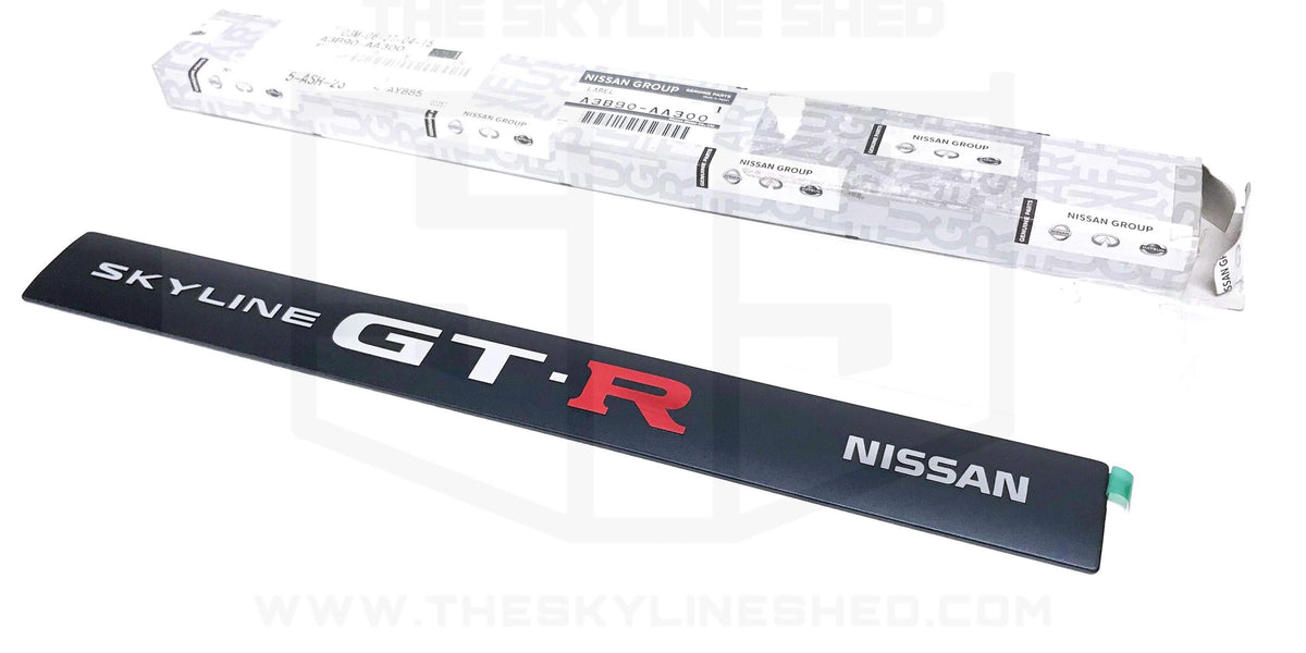 Nissan Skyline GTR R34 RB26DETT Engine Coil Cover Badge - Genuine A3B90-AA300 Ornament