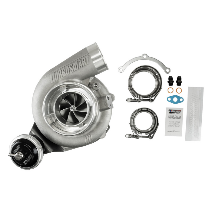 Turbosmart - Water Cooled 6466 Standard Rotation IWG Turbocharger V-Band 0.82 A/R