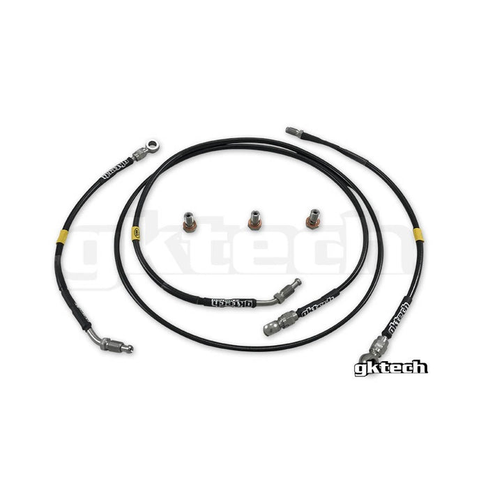 GKtech - Engine Bay Brake Line Delete kit to suit R33 / R34