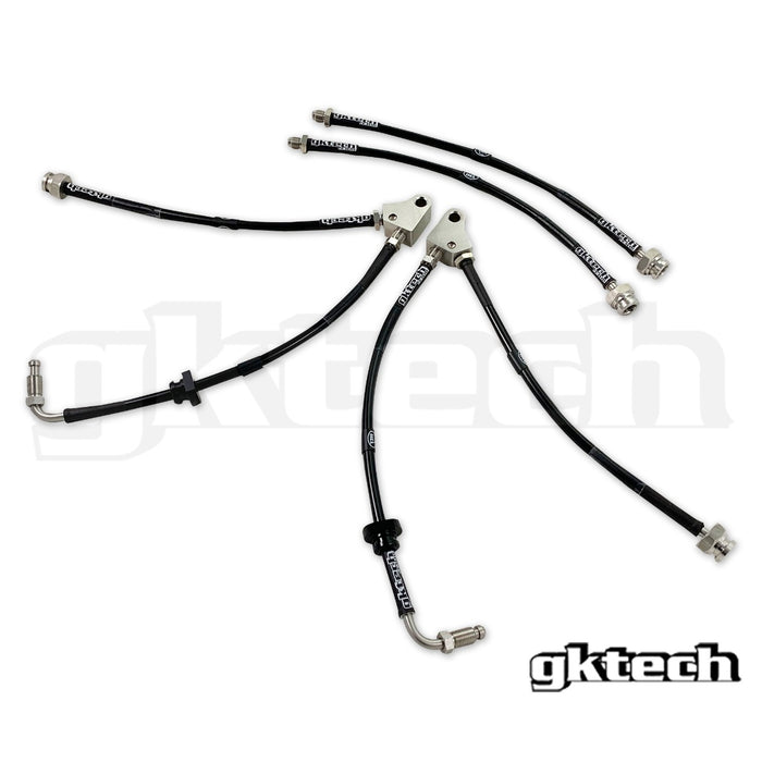 GKtech - Braided Brake Lines to suit R33 GTST