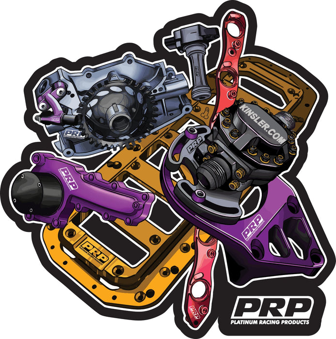 Platinum Racing Products - PRP Automotive Sticker