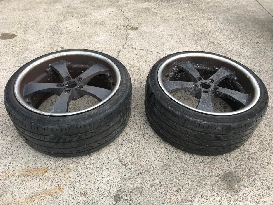 The Skyline Shed - Pair of 19" wheels from R33 - USED PARTS